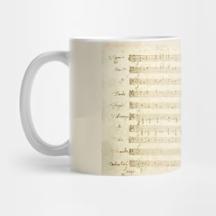 Haydn | Symphony | Original manuscript score Mug